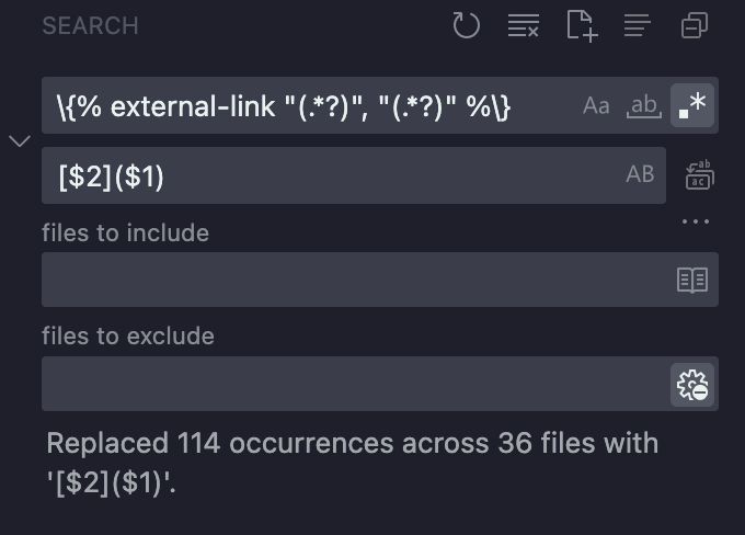 Tidy Up with Regex